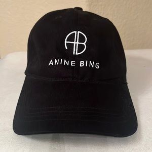 Anine Bing Sport Jeremy Baseball Cap in Black